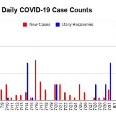 Aug. 11 COVID-19 Update: 3 New Cases, 59 Active Cases In Hopkins County