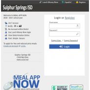Sulphur Springs ISD Free and Reduced-Price Meal Program 2020-2021