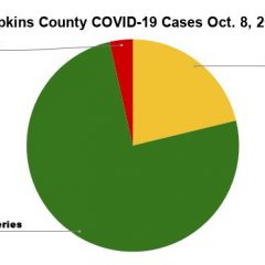 Hopkins County Oct. 8 COVID-19 Update: 3 More Deaths, 10 New Cases, 5 Recoveries, 90 Active Cases