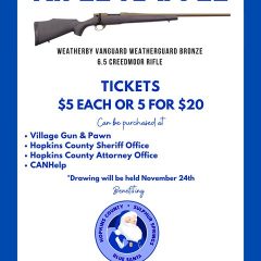 Rifle Raffle for Blue Santa November 24th