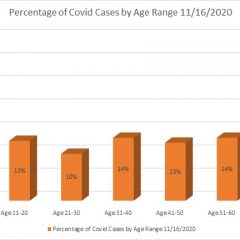Nov. 16 COVID-19 Update: 7 New Molecular Cases, 112 Positive Antigen Results