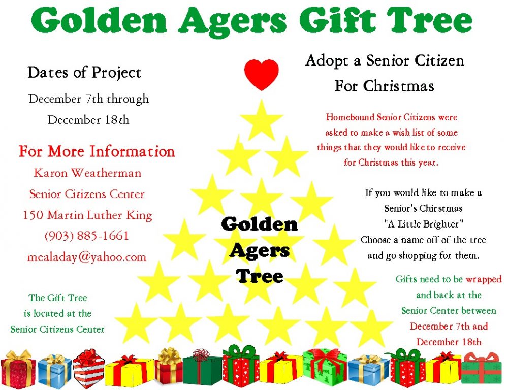 Golden Agers Gift Tree is Up! - Ksst Radio