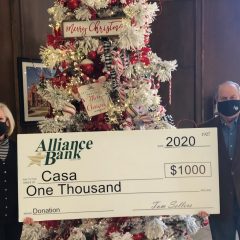 Lake Country CASA Benefits From Alliance Bank Donation
