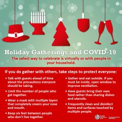 DSHS Offers Tips To Help Reduce Risk Of COVID-19 During The Holidays
