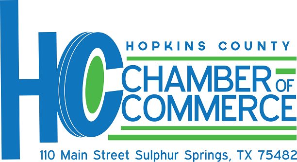 Hopkins County Chamber of Commerce logo Sulphur Springs Texas