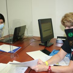 Student Registering for Classes at the PJC-Sulphur Springs Center