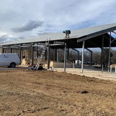 Roofing, Framing Work On Grays Building In Progress