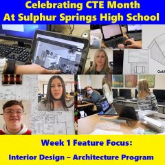 Celebrating CTE Month: SSHS Interior Design Class – Architecture Program