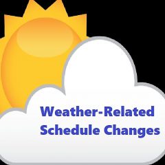 Delays, Cancellations, Closings Schedule Changes Feb. 11-12 Due To Weather