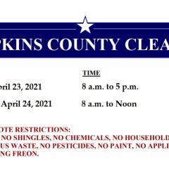 April 23-24 Designated As County Clean Up Days