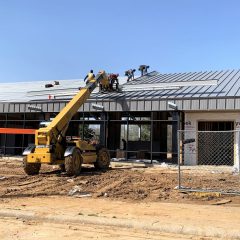 Work On Grays Building In Pacific Park Progressing With Roof Work