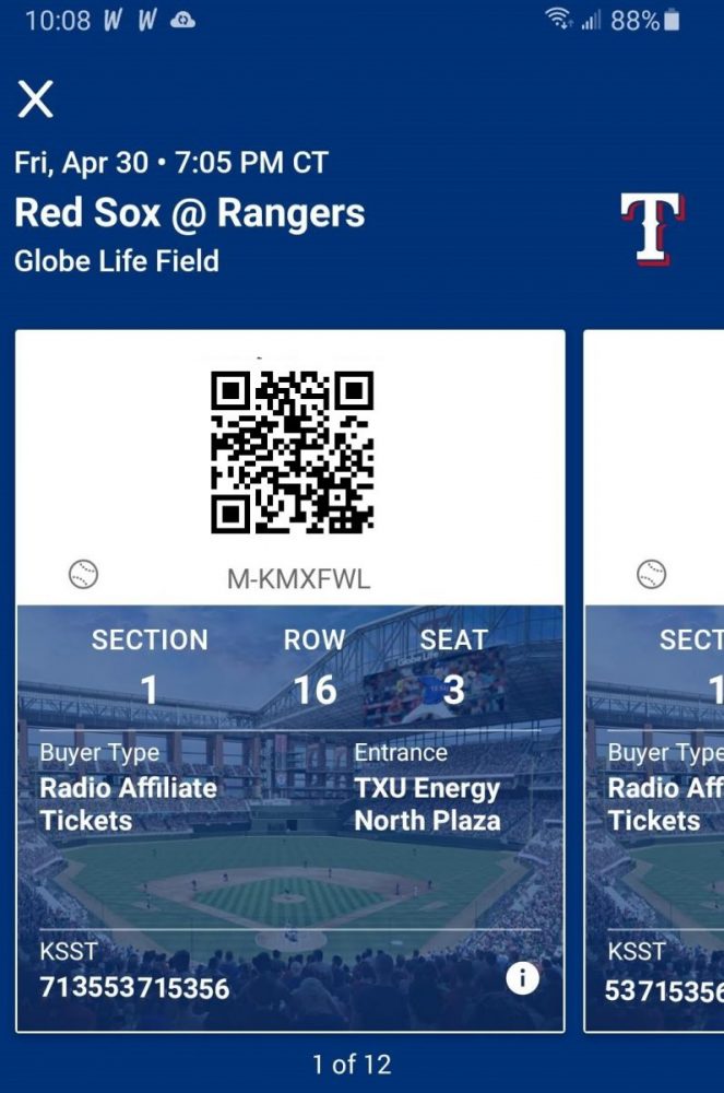 Texas Rangers Ticket Giveaway 2023 2 Angels Ksst Radio