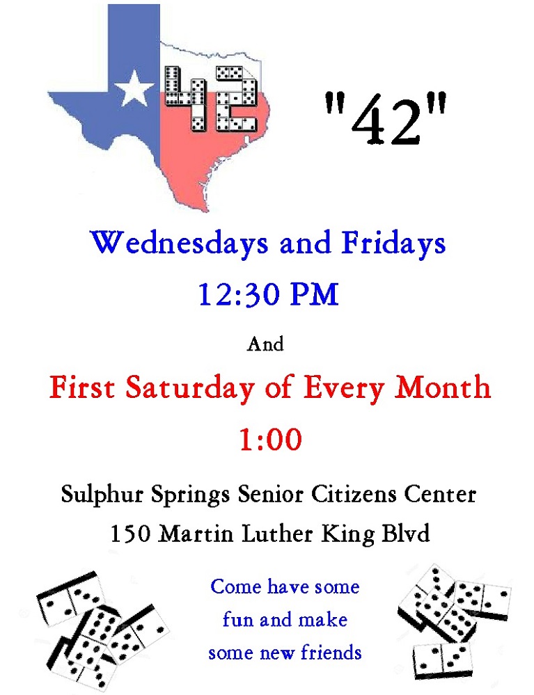 Senior Citizens Center 42 Flyer