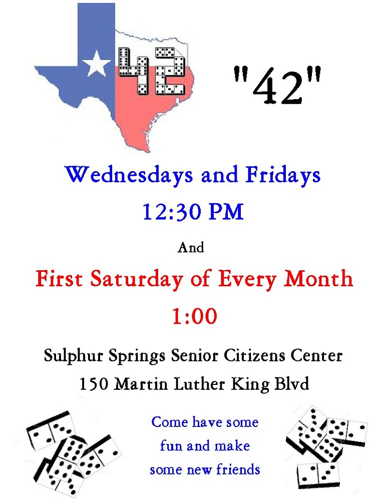 Senior Citizens Center 42 Flyer