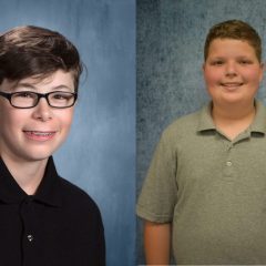 Halbert, Carr Named Top 8th Graders at Sulphur Bluff