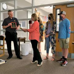 Jason Hudson Recognized For 20 Years Of Leadership TO Cumby ISD