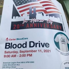 Blood Drive on September 11, 2021