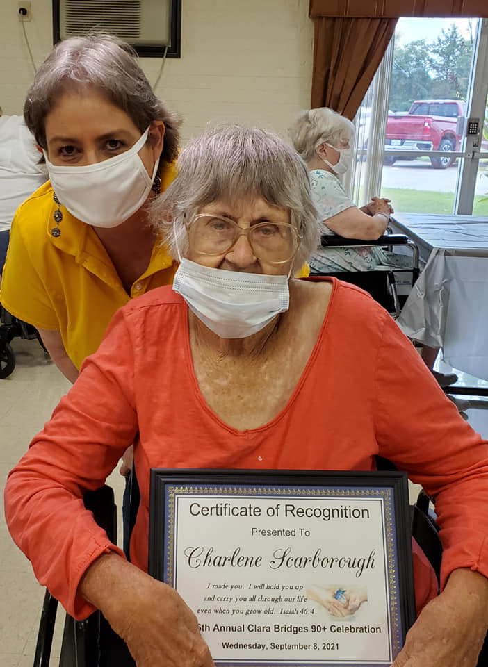 2021 Clara Bridges 90+ Celebration at Nursing Homes and Assisted Living Ksst Radio