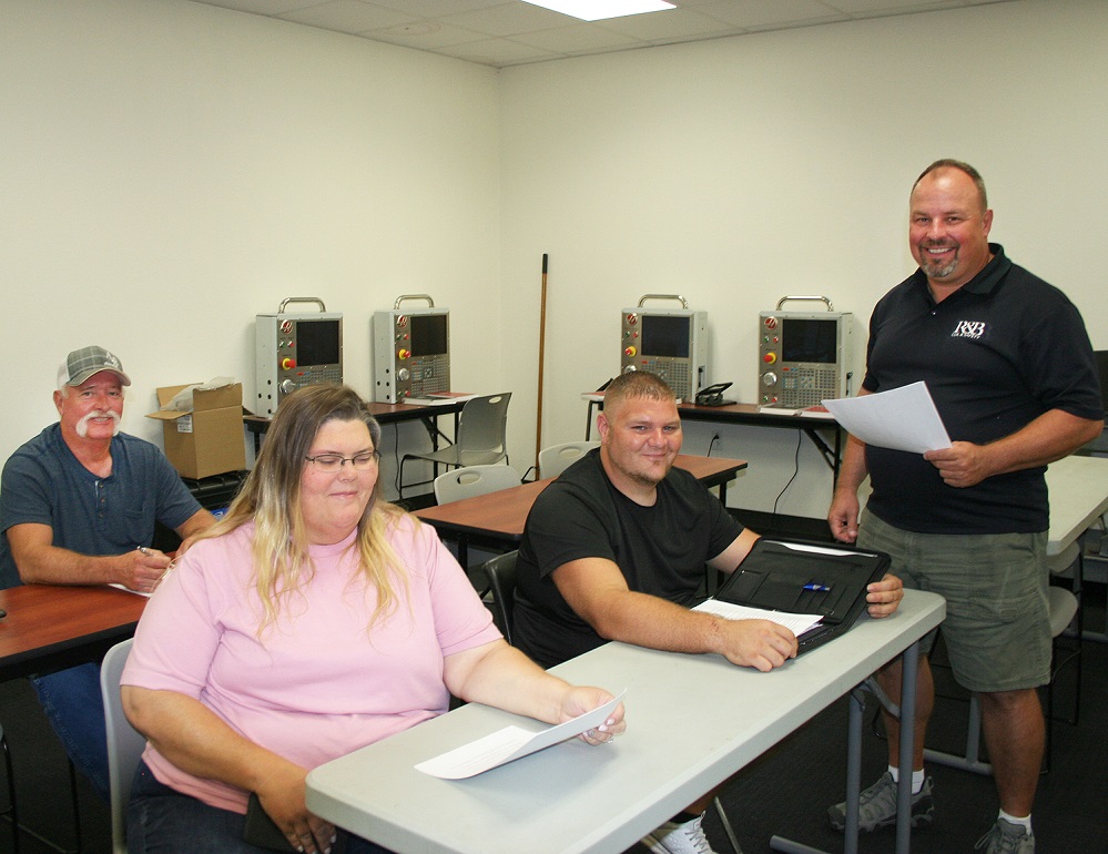 Paris Junior College Sulphur Springs truck driving class at the Sulphur Springs campus