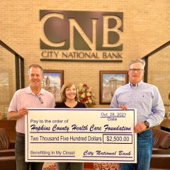 CNB Donation To ‘In My Closet’ Will Fund Mammograms For Uninsured Women In Hopkins County