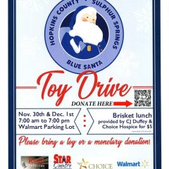 Blue Santa Sign Up, Toy Drive Have Begun Online