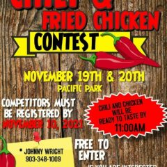 1st Annual Chili and Fried Chicken Contest Set for Nov 19, 20 at Pacific Park