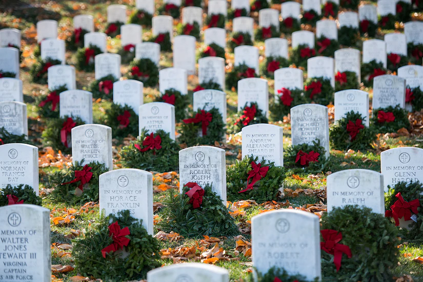 Several Youth Participate in the “Wreaths Across America” Local Project to ‘Remember, Honor and Teach’ December 18 in City Cemetery, 8 Others