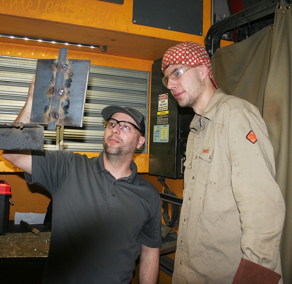 Paris Junior College Sulphur Springs weld test welding program