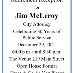 Reception for Jim McLeroy