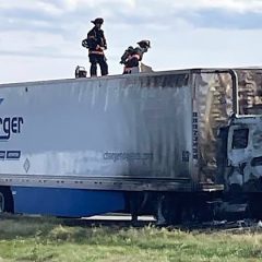 Section Of I-30 West Of Franklin-Hopkins County Line Shut Down Due To Truck Fire