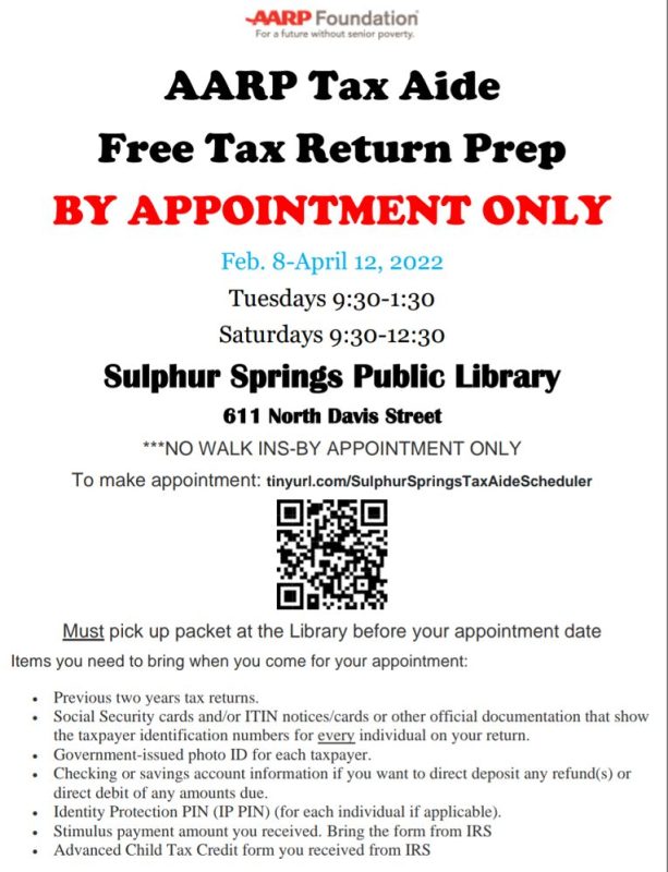 AARP is Offering Free Tax Return Preparation Ksst Radio