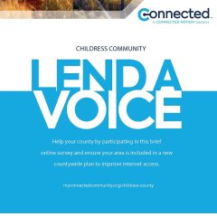 Local Community Participation Needed in Childress County Survey About Internet Connectivity