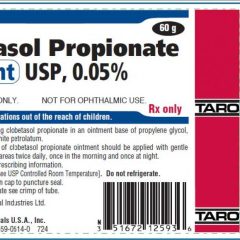 Voluntary Nationwide Recall Issued For 1 Lot Of Clobetasol Propionate Ointment USP, 0.05%