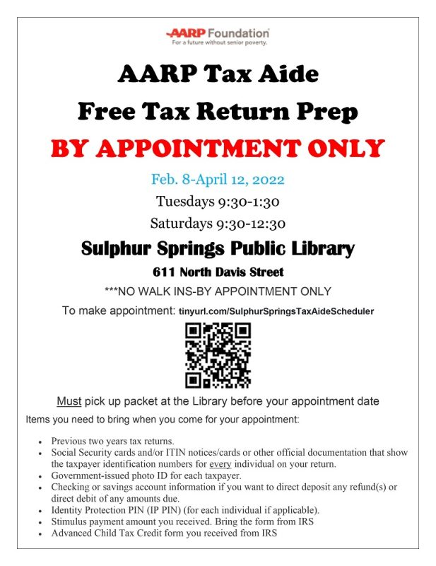 This Year’s AARP Foundation Tax Aide Program Begins Soon Ksst Radio