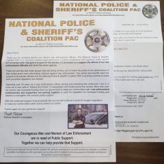 Scam: National Police & Sheriff’s Coalition PAC