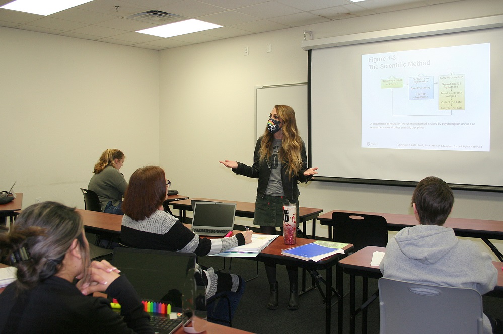 Paris Junior College Sulphur Springs Center Psychology Instructor Marla Elliott class