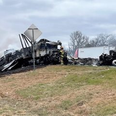 I-30 West Shut Down From 115 Mile Marker To Sulphur Springs Due To 18-Wheeler Crash, Fire