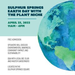 Sulphur Springs Earth Day With The Plant Niche Planned April 23 On Celebration Plaza