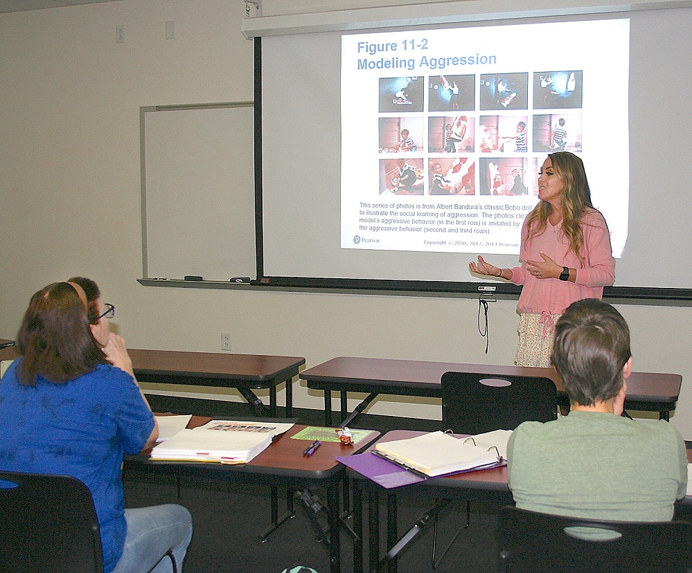 Paris Junior College Sulphur Springs class PJC Center psychology instructor Marla Elliott