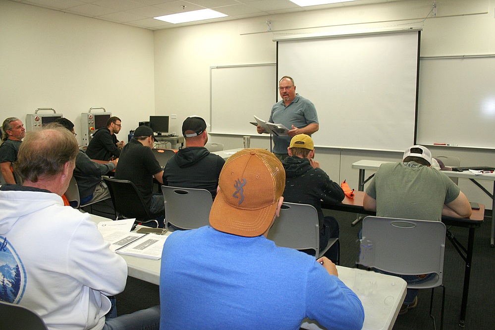 Paris Junior College Sulphur Springs truck driving class at the PJC SS campus