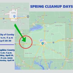 Hopkins County Cleanup Days Slated April 29-30, 2022; Cumby Cleanup Days: April 28-30, 2022