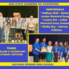 SSHS Wildcats Win 3 Individual, 2 Team 2022 State Academic UIL Championships
