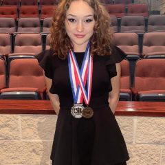 4-Time State UIL Competitor AllieGrace Woodard Earns 2 Medals In Theatrical Design