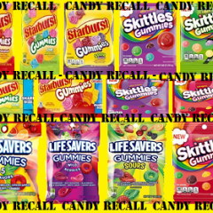 Specific Gummy Varieties of SKITTLES, STARBURST, LIFE SAVERS Recalled