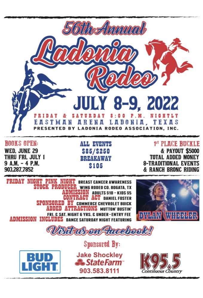 Ladonia rodeo 2022 texas