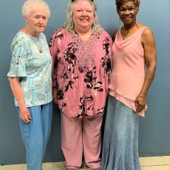 Ms. Hopkins County Senior Pageant Contestants Elizabeth Wilburn, Marjean Allen & Mary Ellis