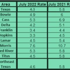 Hopkins County Has Lowest July 2022 Unemployment Rate In Workforce Area