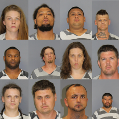 Dozen Individuals Jailed On Felony Warrants