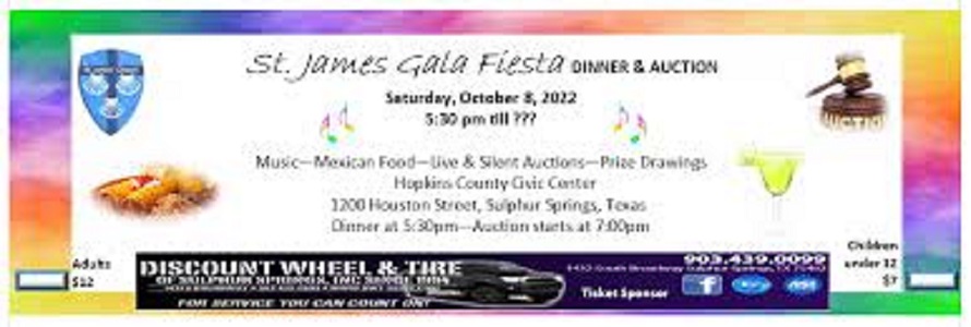 St James Gala Fiesta Dinner and Auction 2022
