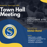 Town Hall Meeting Scheduled Oct. 4 At FBC’s The ROC For SSISD Bond Election Discussion